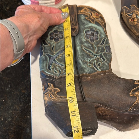 DAN POST Embroidered WESTERN Cowboy Boots!! - Picture 11 of 14